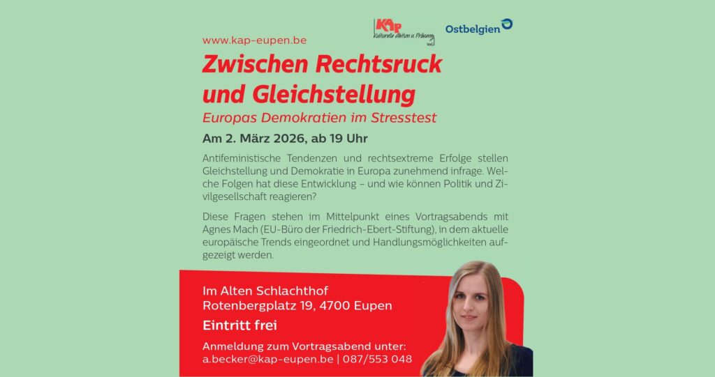 Frauen- und Gleichstellungsfragen geraten in Europa zunehmend unter Druck. Der wachsende Einfluss rechtsextremer Parteien geht vielfach mit offen antifeministischen Positionen einher und stellt Errungenschaften der Gleichstellungspolitik infrage. Diese Entwicklungen wirken sich nicht nur auf politische Debatten aus, sondern spiegeln sich auch deutlich im Wahlverhalten wider: Während Männer überdurchschnittlich häufig rechts wählen, entscheiden sich Frauen zunehmend für linke und progressive Parteien. Die gesellschaftliche und politische Spaltung entlang von Geschlechterlinien nimmt damit weiter zu.